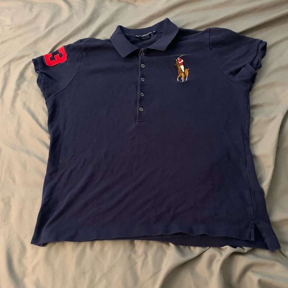Ralph Lauren Sport Polo Short Sleeve Navy Shirt 🐎
